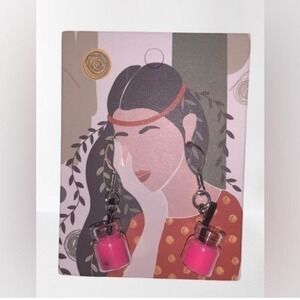 Novelty Drink Earrings Funky Quirky Cute Kawaii Y2K Dangle‎ Drop